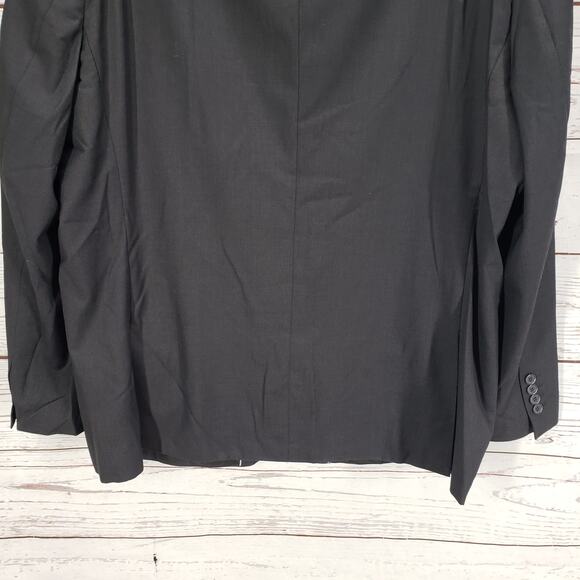 Alain Dupetit Men's Charcoal 2 Button Sportscoat Blazer Jacket Size 50R - Picture 11 of 12